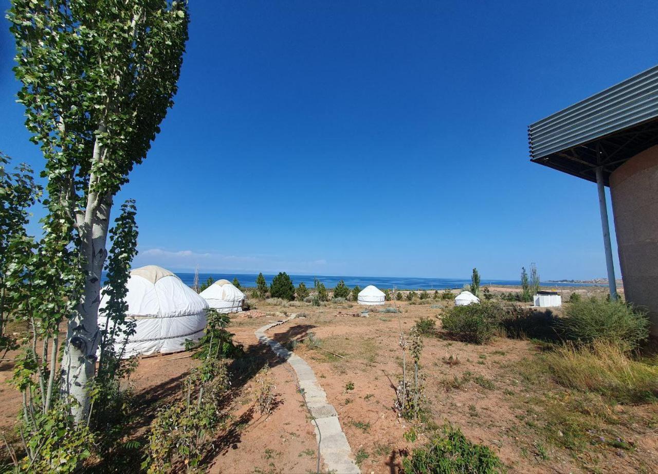 Agat Yurt Camp Bed & Breakfast Kaji-Say Bagian luar foto